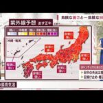 【全国の天気】過酷な暑さ続く「東海・関東で上昇」　紫外線も強烈(2023年7月26日)