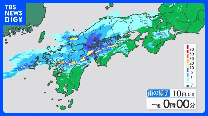 7月10日今日の天気線状降水帯で九州北部は記録的な大雨雨が弱まっても最大級の警戒を東京は今年初の35度超えTBSNEWSDIG
