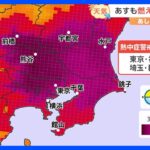 7月12日関東の天気あすも燃えるような暑さTBSNEWSDIG