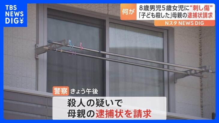 「子どもを殺した」と通報　8歳男児と5歳女児が死亡　殺人の疑いで母親（39）の逮捕状を請求　茨城・水戸市｜TBS NEWS DIG