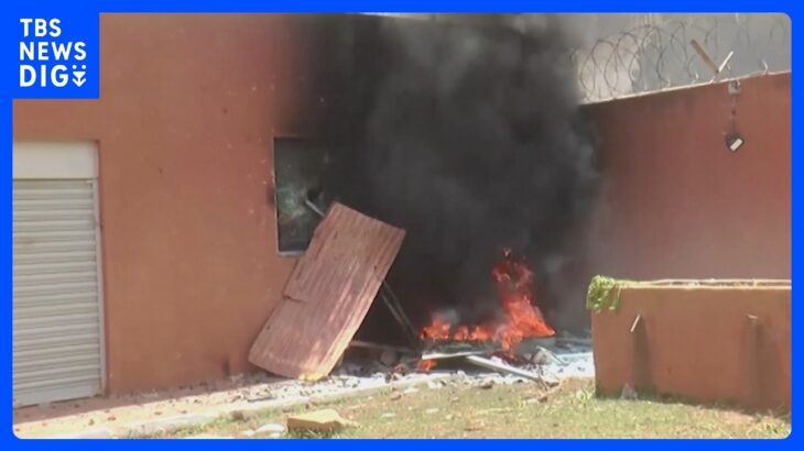 ニジェールでフランス大使館に放火、ECOWASが警告「武力行使」可能性も｜TBS NEWS DIG