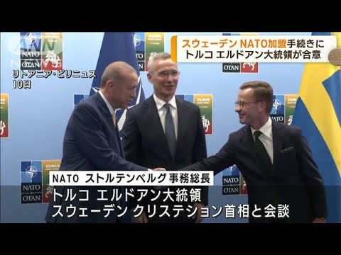 速報トルコがスウェーデンのNATO加盟手続きを進めることで合意NATO事務総長(2023年7月11日)