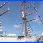 ペルー海軍の帆船が東京港に入港　10か月かけ世界一周　来月2日まで東京に停泊し一般公開｜TBS NEWS DIG