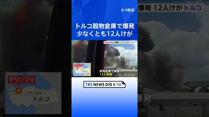 トルコの穀物倉庫で爆発　少なくとも12人けが｜TBS NEWS DIG #shorts