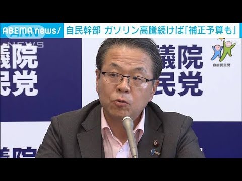 ガソリン高騰続けば「補正予算も」　自民党幹部(2023年8月22日)