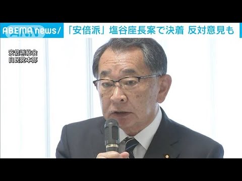 安倍派会長不在続く…塩谷座長のもと新体制へ(2023年8月17日)