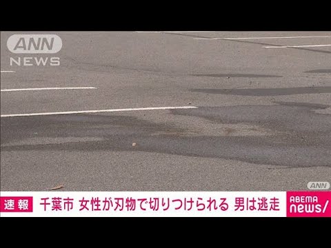 【速報】女性が刃物で切り付けられけが　男は逃走“殺人未遂”で捜査(2023年8月2日)