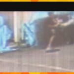 【防カメ映像】警察官が“ドライバー”で刺された事件　犯行までの一部始終を捉える　逃走男は外国人風