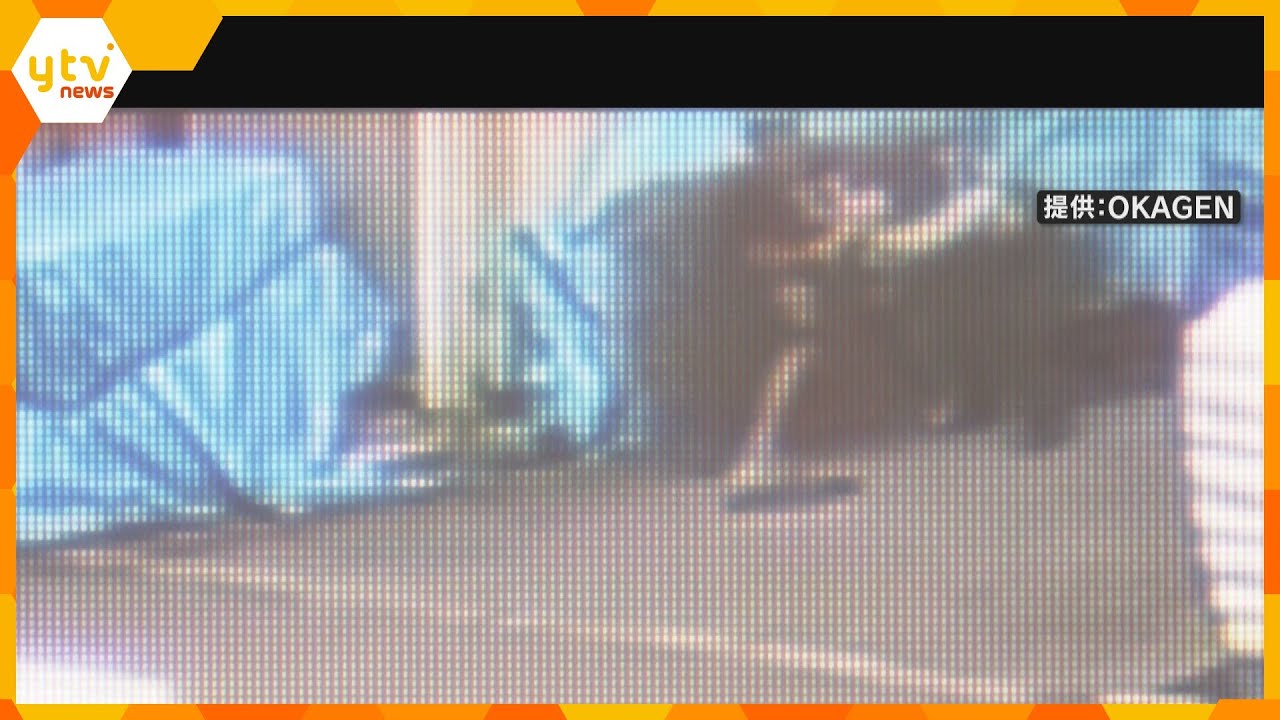 【防カメ映像】警察官が“ドライバー”で刺された事件　犯行までの一部始終を捉える　逃走男は外国人風