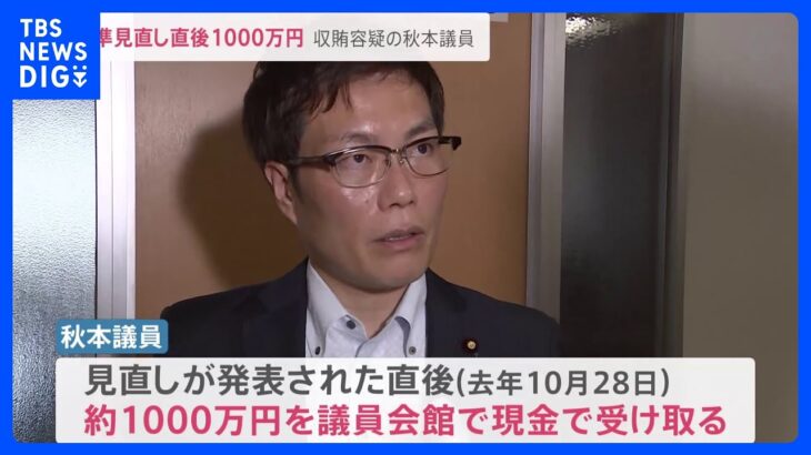 洋上風力発電めぐる元自民党議員の収賄容疑事件　公募の評価基準見直し公表直後に秋本真利衆院議員に現金約1000万円｜TBS NEWS DIG