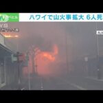 「信じられない光景」現地の日本人語る　米ハワイで山火事拡大 6人死亡(2023年8月10日)