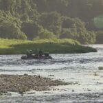 １３日朝、木津川で男の子が川に浮いている状態でみつかる。１１日に行方不明になっていた男児か