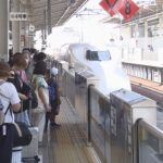 お盆休みＵターンラッシュ始まる　ＪＲ新幹線の混雑は１３日がピーク
