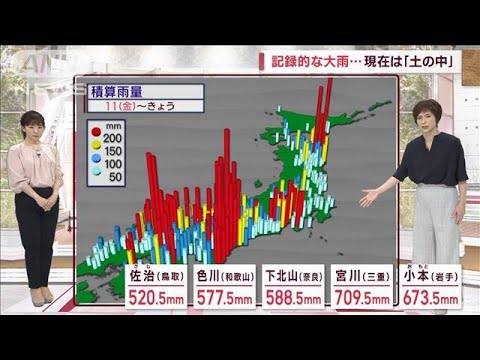 【全国の天気】台風去っても大雨　西日本～東海　土砂災害警戒継続(2023年8月16日)
