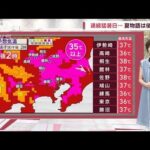 【関東の天気】「あすも暑い！」 東京の猛暑日数　最多記録を更新中(2023年8月17日)