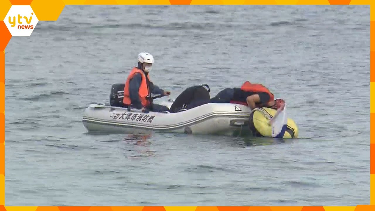 ゴムボートから転落か、１８歳とみられる男性が行方不明　滋賀・琵琶湖