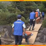 台風７号被害から１週間　京都府北部ではボランティアが浸水した家から泥をかき出す　復旧作業続く