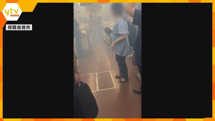 阪神電車内で煙充満　パンダグラフと架線の間でスパーク、空調フィルターに引火か　乗客ら５００人避難