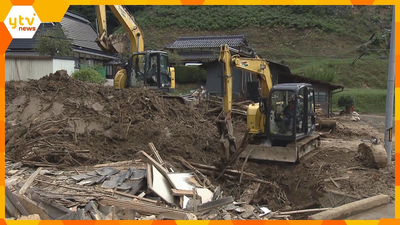 「普通の生活に戻りたい」台風７号被害から２週間、復旧作業終わらず　被害３市「激甚災害」指定求める
