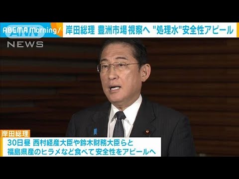 【独自】岸田総理が豊洲市場を視察へ　処理水放出受け安全性アピール(2023年8月29日)