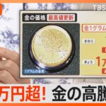 安全資産「金」が最高値更新中　“円安” “中国の不動産バブル崩壊”など要因でさらに高騰の可能性も【Nスタ解説】｜TBS NEWS DIG