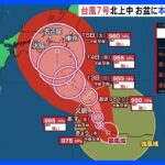【予報士解説】台風7号は北上し、近畿から関東に接近か　小笠原諸島では10日から12日にかけ大雨・暴風・高波に要警戒｜TBS NEWS DIG
