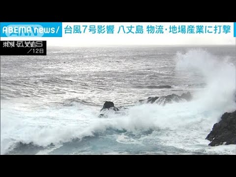 【台風7号】八丈島　物流や地場産業に打撃　特産品「くさや」の材料入荷できず(2023年8月12日)