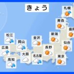 【8月24日 今日の天気】不安定な天気続く　急な強い雨に注意　北陸や北日本は猛暑｜TBS NEWS DIG