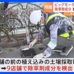 「ビッグモーター」東京都内でも9店舗前の植え込みから除草剤成分｜TBS NEWS DIG