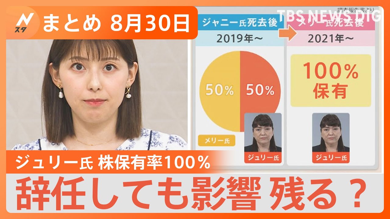 【Nスタ解説まとめ】「まずは退陣せずに責任を」ジュリー社長の“辞任”は?/男性の「乳がん」症状やチェック方法は/西武池袋本店「臨時閉館」ストライキ決行へ/金の価格高騰・・・身の回りにも「金」がある?