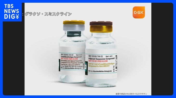 国内初の「RSウイルス」ワクチンを了承　60歳以上の成人を対象　厚労省の専門部会｜TBS NEWS DIG