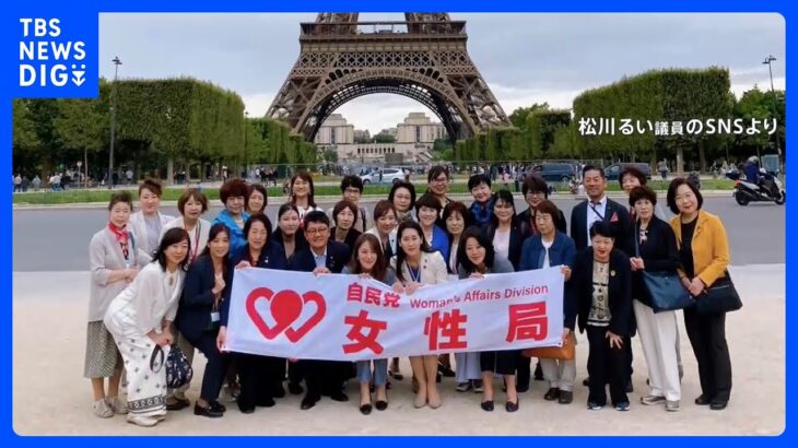 仏視察の自民党議員に批判　SNSの投稿に視察参加の議員は…「みんな怒っている」【news23】｜TBS NEWS DIG