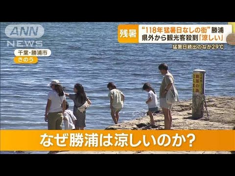 “118年猛暑日なしの街”に県外から観光客殺到…移住者「夏も羽毛布団使う」【もっと知りたい！】(2023年9月19日)