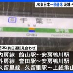台風13号による影響　関東ではJR東日本の一部路線で運転見合わせ　茨城や千葉では停電も｜TBS NEWS DIG