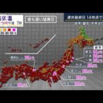 熱中症で搬送…連休最終日に14地点で猛暑日　収穫早まる果物も(2023年9月18日)