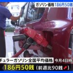 【速報】ガソリン価格　再び過去最高値更新　16週連続で値上がり｜TBS NEWS DIG