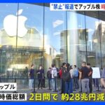 アップルの時価総額が2日間で約28兆円減　中国で「iPhone」禁止報道受け｜TBS NEWS DIG