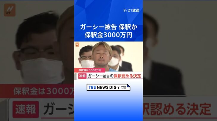 【速報】ガーシー被告の保釈認める　保釈金3000万円　東京地裁　検察側が争わなければ逮捕以来2か月と3週間ぶりに保釈か｜TBS NEWS DIG #shorts