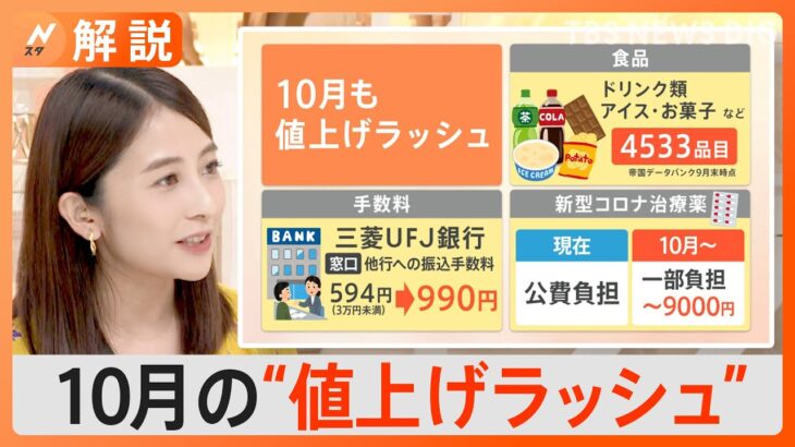 “第3のビール”も「値上げ」　10月に始まる“値上げラッシュ”　家計負担は「10万円超増加」試算も【Nスタ解説】｜TBS NEWS DIG