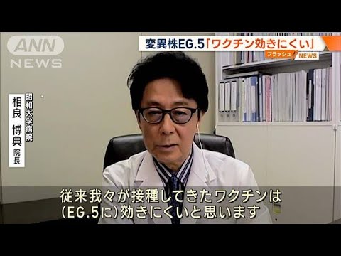 新型コロナ5類移行後 新変異株急増で患者数最多に 都内の病院「まだ増えていく」(2023年9月11日)