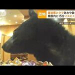 クマが宿泊施設に侵入　客とあわや鉢合わせ…動物研究家「秋にかけて好奇心旺盛に」(2023年9月1日)