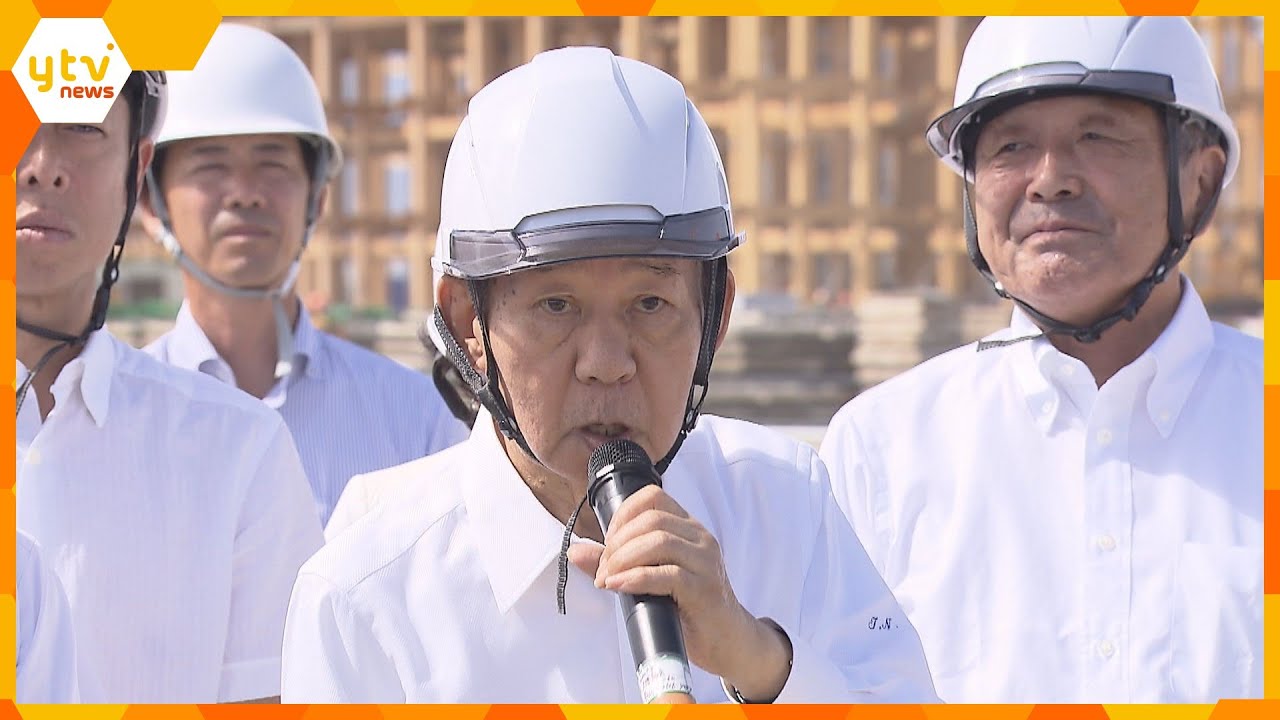 二階元幹事長らが万博会場の夢洲を視察　準備の遅れ「心配しなくていい」政府・与党あげて支援を強調