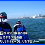 「検出下限値未満、影響なし」海水中のトリチウム濃度　福島第一原発の処理水放出後2回目の調査　環境省｜TBS NEWS DIG