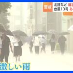 「尋常じゃない」ふくらはぎまで水が…仙台各地で冠水　北陸などは線状降水帯のおそれ｜TBS NEWS DIG