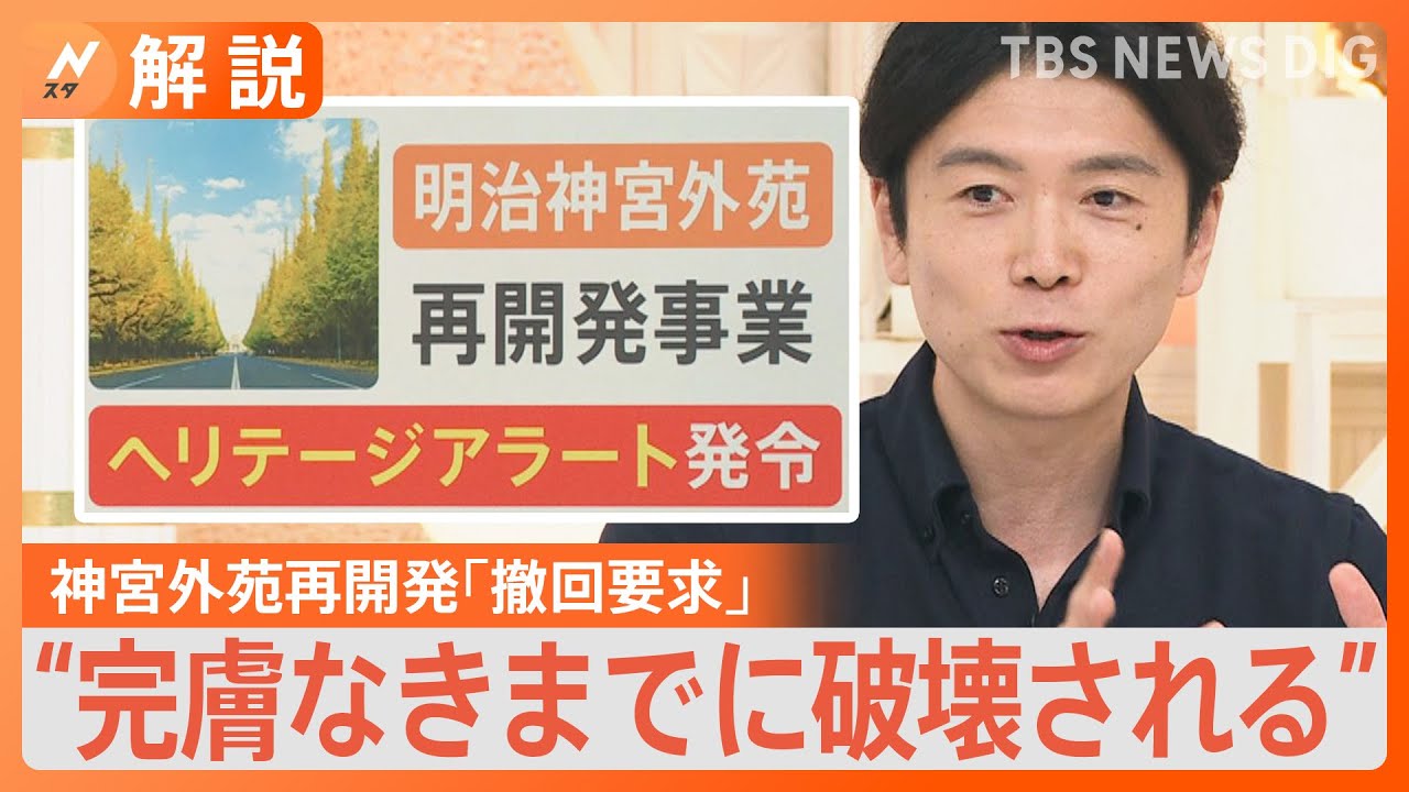 「類例のない文化的資産」イコモスが開発事業の撤回を要求、明治神宮外苑の再開発【Nスタ解説】｜TBS&nbsp;NEWS&nbsp;DIG