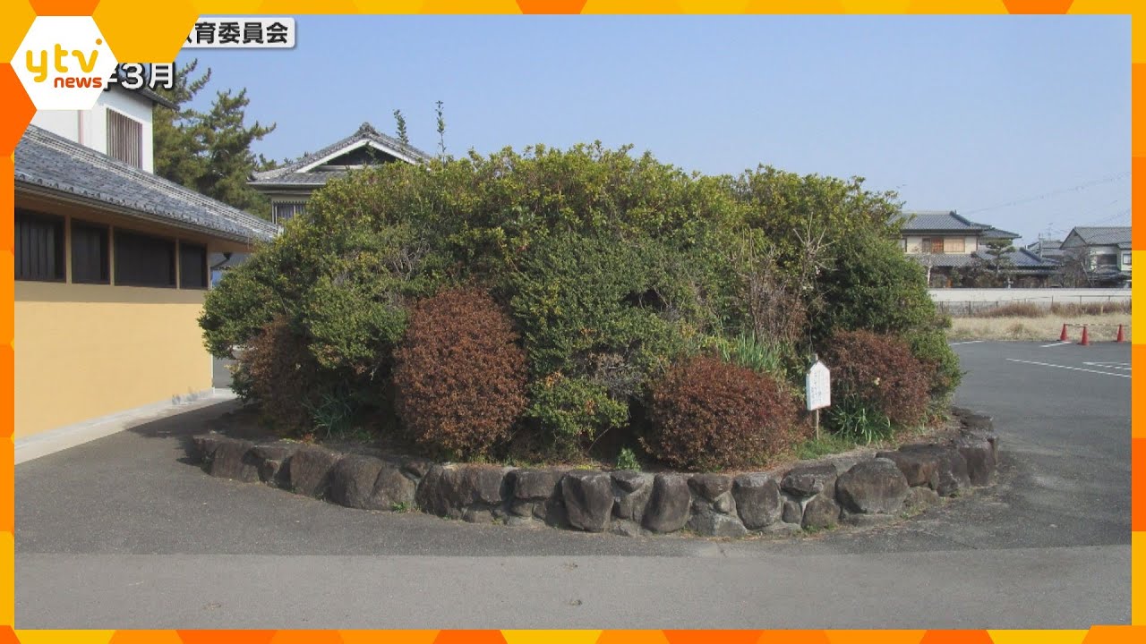 法隆寺の駐車場にある”ただの植え込み”なんと古墳だった…説明会開催　参加者は古墳にコーフン！