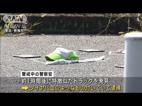 東京・青梅市の死亡ひき逃げ事件　67歳のトラック運転手を逮捕(2023年9月20日)