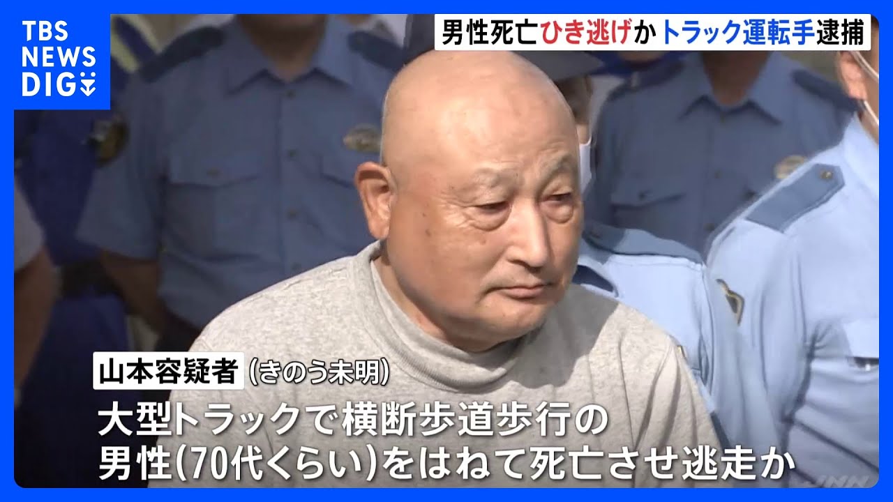 「記憶にありません」&nbsp;大型トラックの運転手（67）をひき逃げ容疑で逮捕　70代くらいの男性が死亡　東京・青梅市｜TBS&nbsp;NEWS&nbsp;DIG