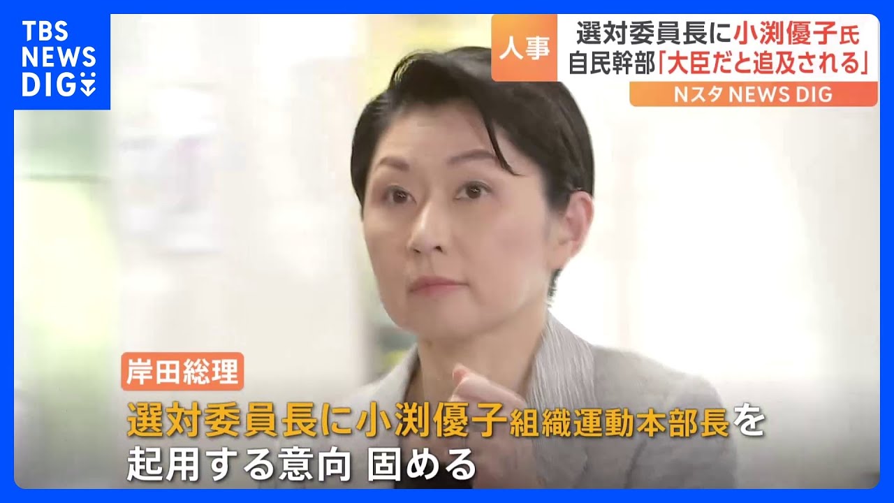小渕優子氏は選挙対策委員長に　自民党幹部「大臣になると国会で野党に徹底追及される」｜TBS&nbsp;NEWS&nbsp;DIG