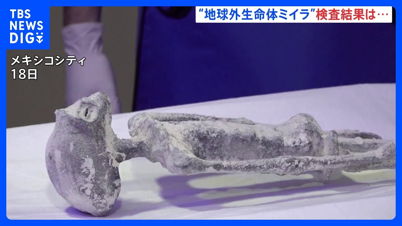 ミイラを検査したら…「組み立て形跡なし」　メキシコで公開の“宇宙人”｜TBS&nbsp;NEWS&nbsp;DIG